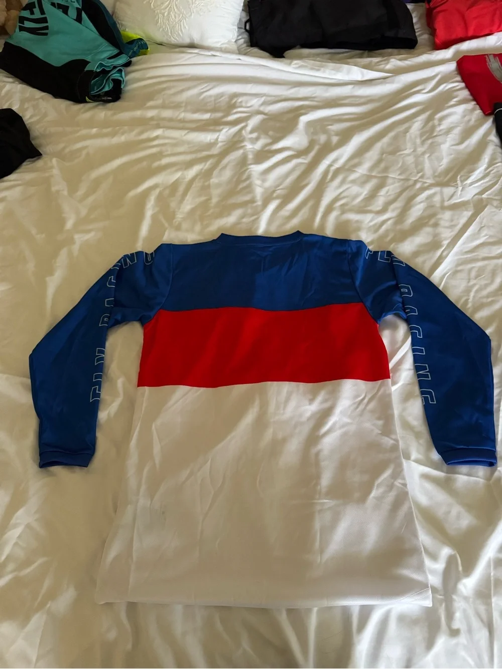 Kids' Colorblock Long Sleeve Jersey - Blue/Red/White